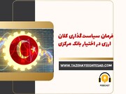 فرمان سیاست‌گذاری کلان ارزی ترکیه در اختیار بانک مرکزی