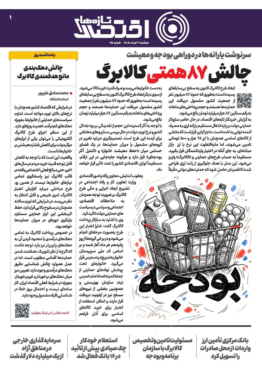 شماره 45 - روزنامه 11 خرداد